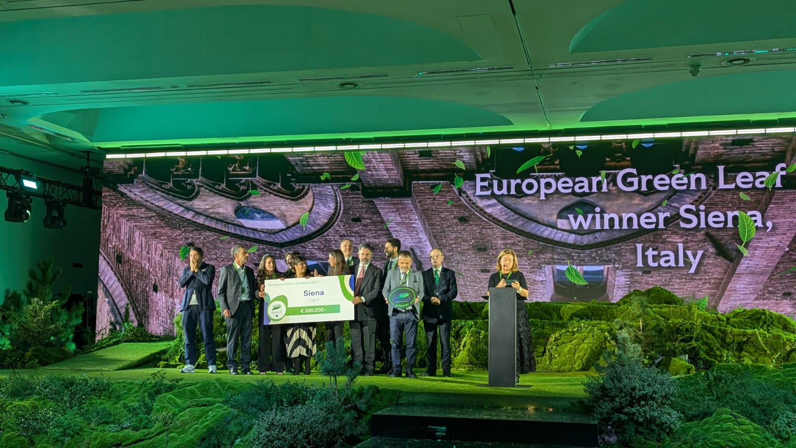 Siena vince il Green Leaf Award 2027