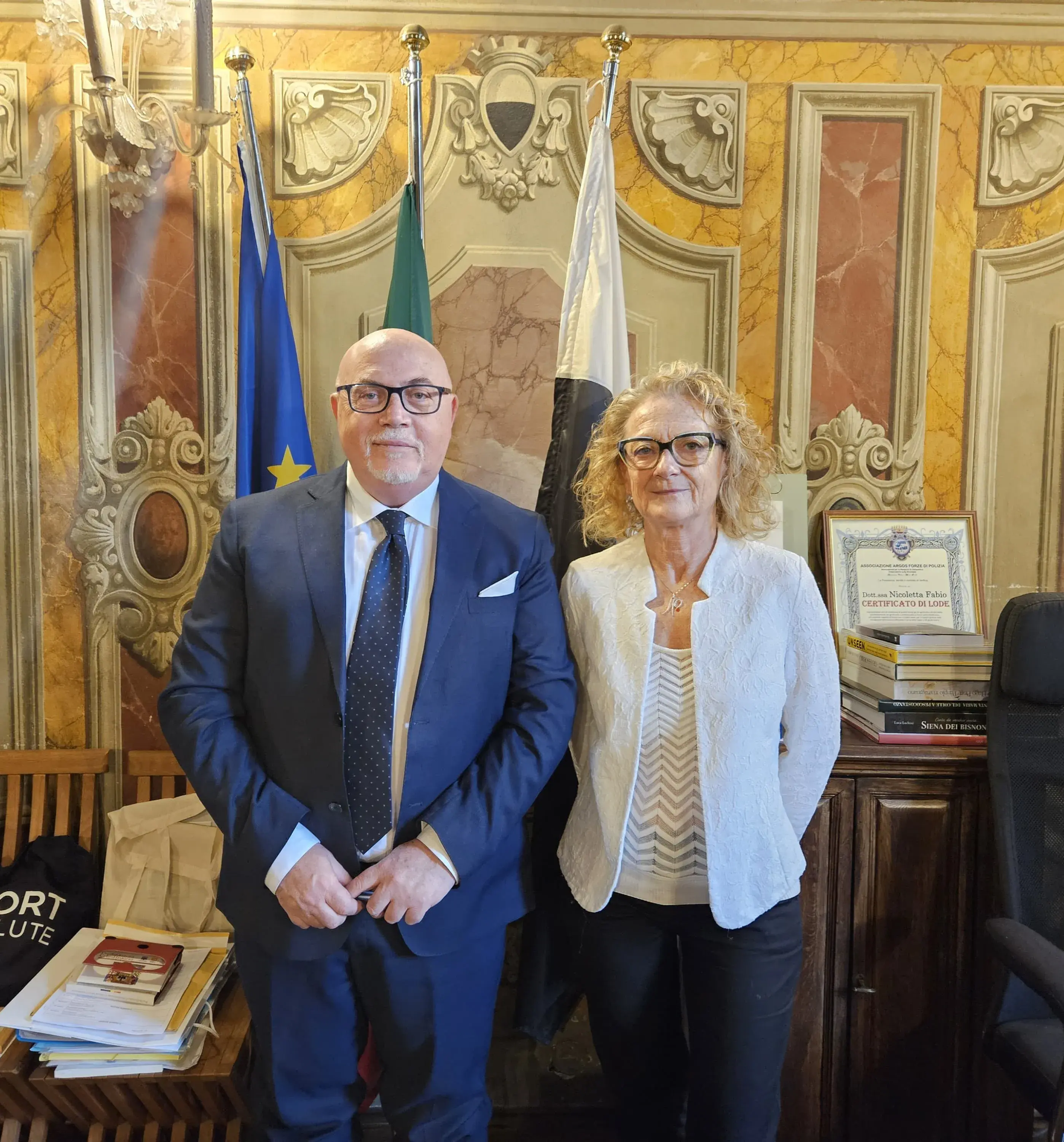 prefetto romeo con sindaco fabio